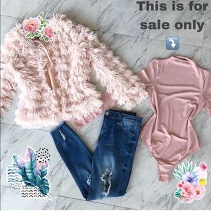 Double-lined Mesh long sleeved bodysuit